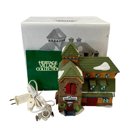 Dept 56 McGrebe Cutters & Sleighs 5640-5 New England Village Lighted House - Picture 1 of 9